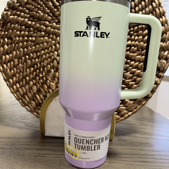 RARE Stanley Halloween 40oz Stainless Steel Tumbler Hypnotic Green BRAND NEW - Picture 4 of 7